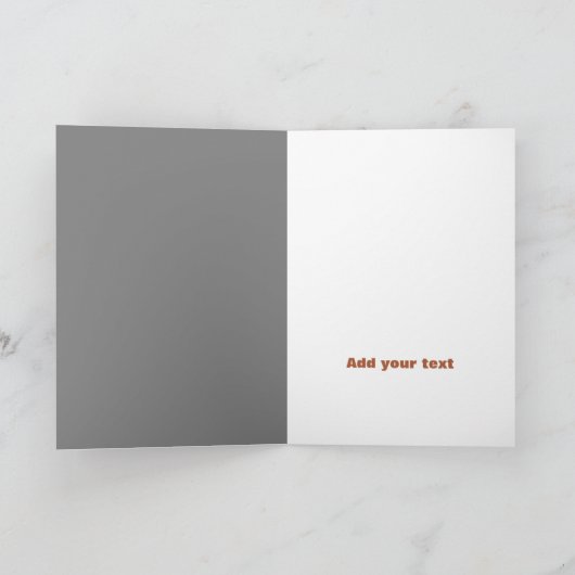 Stand Tall, Giraffe Karte (Innenseite)