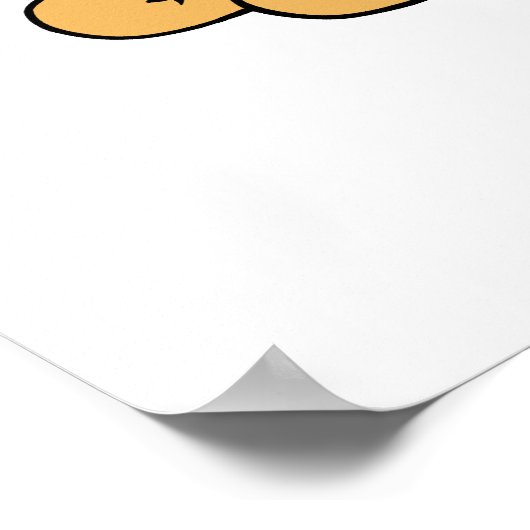 Stand Tall, Giraffe Poster (Ecke)