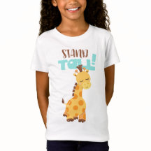Stand Tall Girls' Fine Jersey T - Shirt