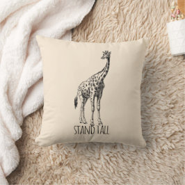 Stand Tall Graceful Giraffe Kissen