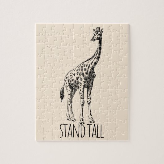 Stand Tall Graceful Giraffe Puzzle (Vertikal)