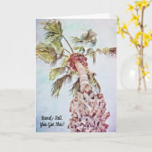 Stand Tall Palm Tree - Sinneskarte Karte (Gelbe Blume)