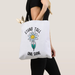 STAND TALL UND SHINE DAISY TOTE BAG TASCHE