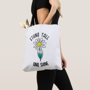 STAND TALL UND SHINE DAISY TOTE BAG TASCHE