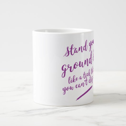Stand-Tasse Jumbo-Tasse (Vorderseite)