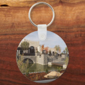 Stand und Schloss Nail Weinkeller in Paso Robles Schlüsselanhänger (Vorderseite)