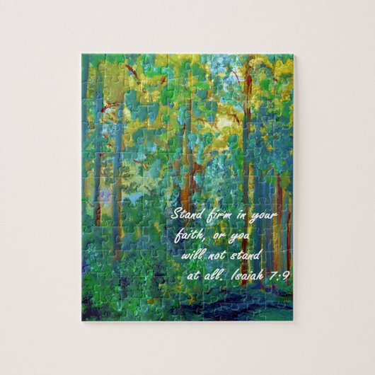 Stand-Unternehmen in Ihrem Glauben Puzzle (Vertikal)