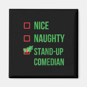 Stand-up Comedian Funny Pajama Weihnachtsgeschenk  Magnet