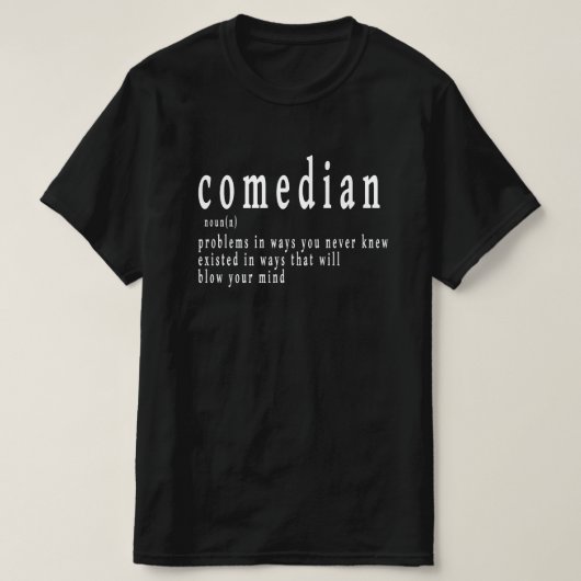 Stand up Comedian, Mitarbeiter, Beruf, Comicen, ko T-Shirt (Design vorne)