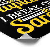 Stand Up Comedy Funny Poster (Ecke)