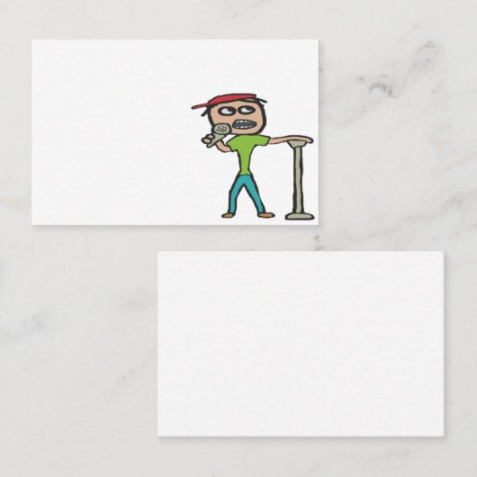 Stand Up Comedy Visitenkarte (Vorne/Hinten)