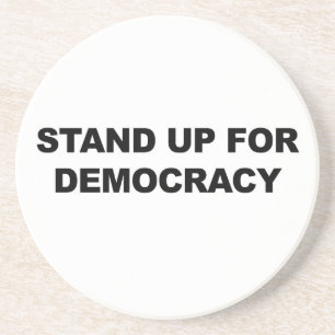 Stand Up for Democracy Getränkeuntersetzer