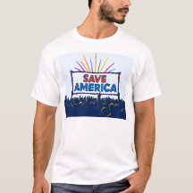 "STAND UP HEUTE" Rettete Amerika T - Shirt