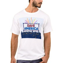 "STAND UP HEUTE" Rettete Amerika T - Shirt