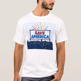 "STAND UP HEUTE" Rettete Amerika T - Shirt