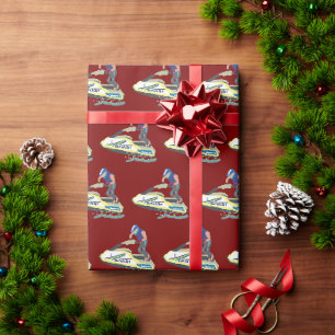 Stand Up Jet Ski SuperJet Geschenkpapier
