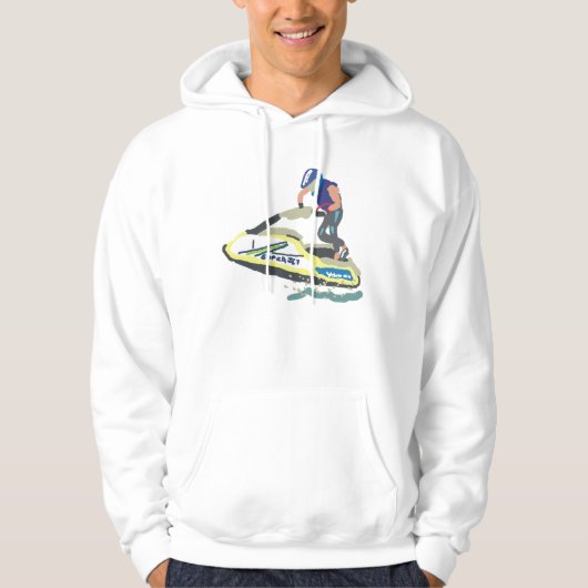 Stand Up Jet Ski SuperJet Hoodie (Vorderseite)