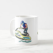 Stand Up Jet Ski SuperJet Kaffeetasse (Vorderseite Links)