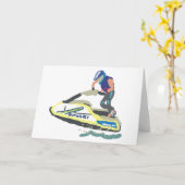 Stand Up Jet Ski SuperJet Karte (Gelbe Blume)