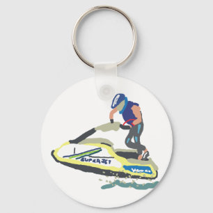 Stand Up Jet Ski SuperJet Schlüsselanhänger