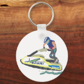 Stand Up Jet Ski SuperJet Schlüsselanhänger (Rückseite)