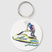 Stand Up Jet Ski SuperJet Schlüsselanhänger (Rückseite)