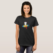 Stand-Up-Paddel-Katze T-Shirt (Vorne ganz)