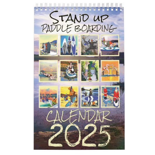 Stand-up Paddle Board Kalender 2025 (Titelbild)