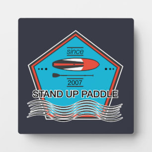 Stand Up Paddle Poster Fotoplatte