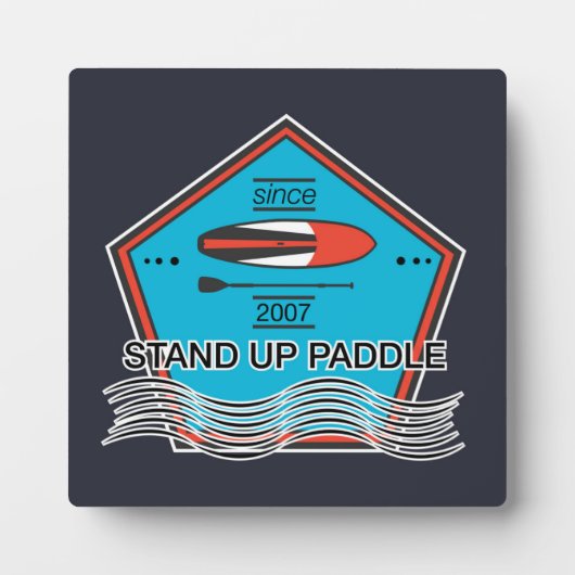 Stand Up Paddle Poster Fotoplatte (Vorderseite)