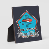 Stand Up Paddle Poster Fotoplatte (Vorderseite)