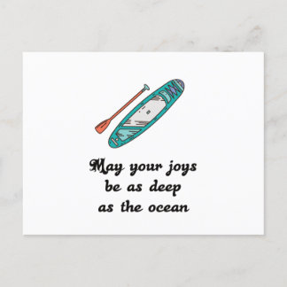 Stand Up Paddle - Present Gift Idea Postkarte