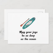 Stand Up Paddle - Present Gift Idea Postkarte (Vorne/Hinten)