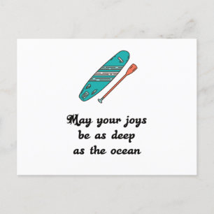Stand Up Paddle - Present Gift Idea Postkarte