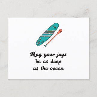 Stand Up Paddle - Present Gift Idea Postkarte