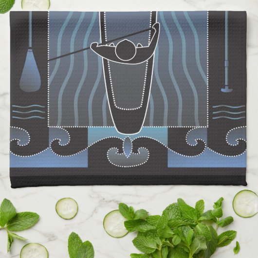 Stand Up Paddleboarder Handtuch (Gefaltet)