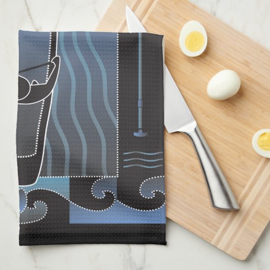 Stand Up Paddleboarder Handtuch (Viertel Falte)