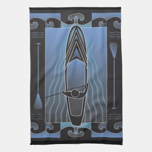 Stand Up Paddleboarder Handtuch (Vertikal)