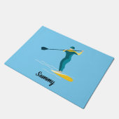 Stand Up Paddleboarding Fußmatte (Schrägansicht)