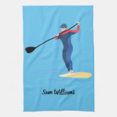 Stand-up Paddleboarding Geschirrtuch (Vertikal)