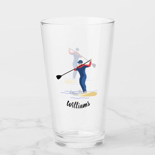 Stand Up Paddleboarding Glas (Vorderseite)