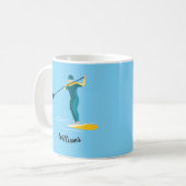 Stand Up Paddleboarding Kaffeetasse (Vorderseite Links)