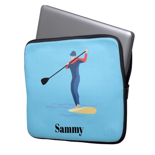 Stand Up Paddleboarding Laptopschutzhülle (Vorderseite Links)