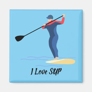 Stand-up Paddleboarding Magnet