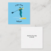 Stand Up Paddleboarding Mitteilungskarte (Vorne/Hinten)