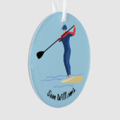 Stand-up Paddleboarding Ornament (Vorderseite)