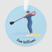Stand-up Paddleboarding Ornament (Vorderseite)