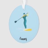 Stand Up Paddleboarding Ornament (Vorderseite)