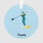 Stand Up Paddleboarding Ornament (Vorderseite)