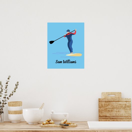 Stand-up Paddleboarding Poster (Küche)